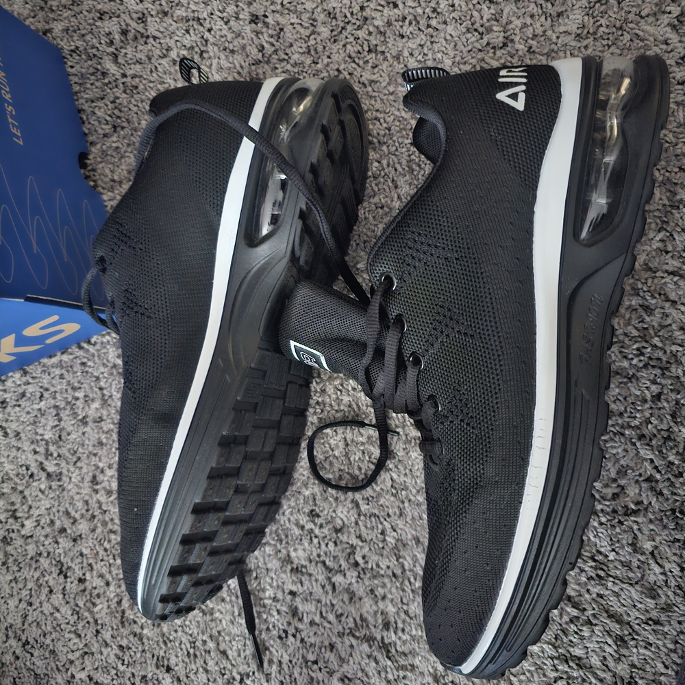 Brooks Black Athletic Shoes with White Accents